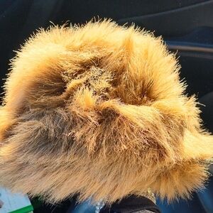 Faux Fur Tan Hat